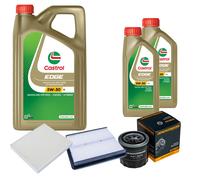 DENCKERMANN Controllo Set 7L CASTROL EDGE 5W-30 C3 Per Hyundai Grandeur 2.4