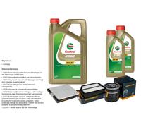 Denckermann Controllo Set 7L castrol edge 5W-30 C3 per Hyundai i40 Cw 1.6