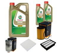 DENCKERMANN Controllo Set 7L CASTROL EDGE 5W-30 C3 Per Hyundai Santa Fé II