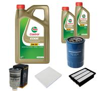 DENCKERMANN Controllo Set 7L CASTROL EDGE 5W-30 C3 Per Hyundai Santa Fé II