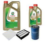 DENCKERMANN Controllo Set 7L CASTROL EDGE 5W-30 C3 Per Hyundai Santa Fé II