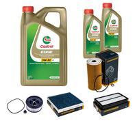 DENCKERMANN Controllo Set 7L CASTROL EDGE 5W-30 C3 Per Hyundai Santa Fé IV
