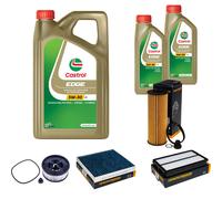 DENCKERMANN Controllo Set 7L CASTROL EDGE 5W-30 C3 Per Hyundai Santa Fé IV