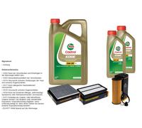 DENCKERMANN Controllo Set 7L CASTROL EDGE 5W-30 C3 Per Hyundai Santa Fé IV