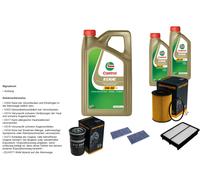 DENCKERMANN Controllo set 7L CASTROL EDGE 5W-30 C3 per Hyundai Tucson 2.0