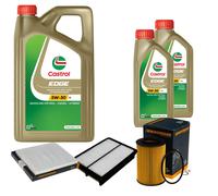 DENCKERMANN Controllo Set 7L CASTROL EDGE 5W-30 C3 Per Hyundai Tucson 2.0