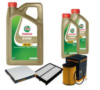 DENCKERMANN Controllo Set 7L CASTROL EDGE 5W-30 C3 Per Hyundai Tucson 2.0