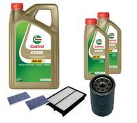 DENCKERMANN Controllo Set 7L CASTROL EDGE 5W-30 C3 Per Hyundai Tucson 2.0