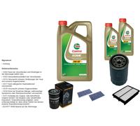 DENCKERMANN Controllo set 7L CASTROL EDGE 5W-30 C3 per Hyundai Tucson 2.0