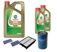 DENCKERMANN Controllo Set 7L CASTROL EDGE 5W-30 C3 Per Hyundai Tucson 2.0