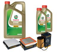DENCKERMANN Controllo Set 7L CASTROL EDGE 5W-30 C3 Per Jeep Grand Cherokee