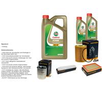 DENCKERMANN Controllo set 7L CASTROL EDGE 5W-30 C3 per Jeep Grande Cherokee