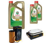DENCKERMANN Controllo Set 7L CASTROL EDGE 5W-30 C3 Per Jeep Wrangler III 2.8