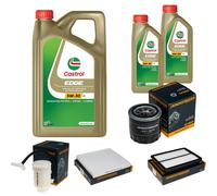 DENCKERMANN Controllo Set 7L CASTROL EDGE 5W-30 C3 Per KIA Optima