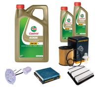 DENCKERMANN Controllo Set 7L CASTROL EDGE 5W-30 C3 Per Lexus IS II 250