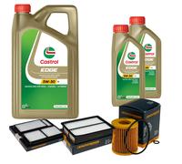 DENCKERMANN Controllo Set 7L CASTROL EDGE 5W-30 C3 Per Mazda 3 2.3 MPS Turbo