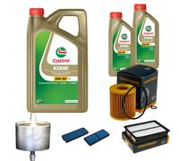DENCKERMANN Controllo Set 7L CASTROL EDGE 5W-30 C3 Per Mazda 3 2.3 MPS Turbo