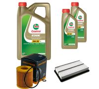 DENCKERMANN Controllo Set 7L CASTROL EDGE 5W-30 C3 Per Mazda CX-7 2.3 MZR
