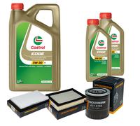 DENCKERMANN Controllo Set 7L CASTROL EDGE 5W-30 C3 Per Mazda Tribute 3.0 V6