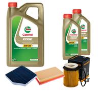 DENCKERMANN Controllo Set 7L CASTROL EDGE 5W-30 C3 Per Mercedes-Benz