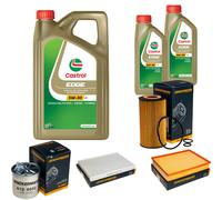 DENCKERMANN Controllo Set 7L CASTROL EDGE 5W-30 C3 Per Mercedes-Benz