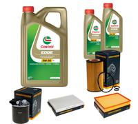 DENCKERMANN Controllo Set 7L CASTROL EDGE 5W-30 C3 Per Mercedes-Benz