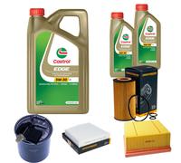 DENCKERMANN Controllo Set 7L CASTROL EDGE 5W-30 C3 Per Mercedes-Benz