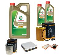 DENCKERMANN Controllo Set 7L CASTROL EDGE 5W-30 C3 Per Mercedes-Benz