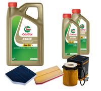 DENCKERMANN Controllo Set 7L CASTROL EDGE 5W-30 C3 Per Mercedes-Benz