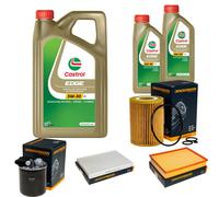 DENCKERMANN Controllo Set 7L CASTROL EDGE 5W-30 C3 Per Mercedes-Benz