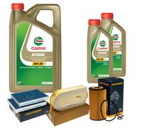 DENCKERMANN Controllo Set 7L CASTROL EDGE 5W-30 C3 Per Mercedes-Benz