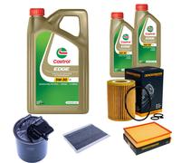 DENCKERMANN Controllo Set 7L CASTROL EDGE 5W-30 C3 Per Mercedes-Benz