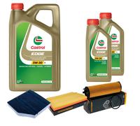 DENCKERMANN Controllo Set 7L CASTROL EDGE 5W-30 C3 Per Mercedes-Benz CLS