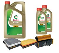 DENCKERMANN Controllo Set 7L CASTROL EDGE 5W-30 C3 Per Mercedes-Benz CLS