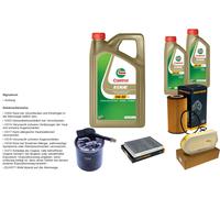 DENCKERMANN Controllo set 7L CASTROL EDGE 5W-30 C3 per Mercedes-Benz GLE 250