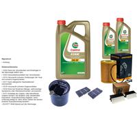 Denckermann Controllo Set 7L castrol edge 5W-30 C3 per Mercedes-Benz Gle 350