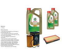 DENCKERMANN Controllo set 7L CASTROL EDGE 5W-30 C3 per Mercedes-Benz Vito