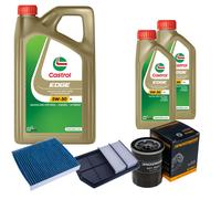 DENCKERMANN Controllo Set 7L CASTROL EDGE 5W-30 C3 Per Mitsubishi Eclipse