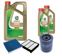 DENCKERMANN Controllo Set 7L CASTROL EDGE 5W-30 C3 Per Mitsubishi L