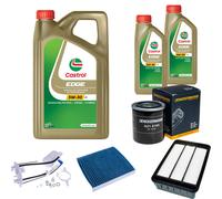 DENCKERMANN Controllo Set 7L CASTROL EDGE 5W-30 C3 Per Mitsubishi Lancer