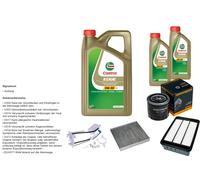 DENCKERMANN Controllo set 7L CASTROL EDGE 5W-30 C3 per Mitsubishi Lancer