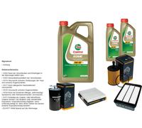 DENCKERMANN Controllo set 7L CASTROL EDGE 5W-30 C3 per Mitsubishi Outlander