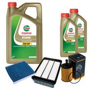 DENCKERMANN Controllo Set 7L CASTROL EDGE 5W-30 C3 Per Mitsubishi Outlander