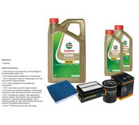 DENCKERMANN Controllo Set 7L CASTROL EDGE 5W-30 C3 Per Mitsubishi Outlander