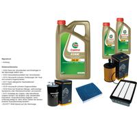 DENCKERMANN Controllo set 7L CASTROL EDGE 5W-30 C3 per Mitsubishi Outlander