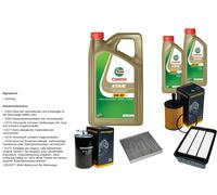 DENCKERMANN Controllo set 7L CASTROL EDGE 5W-30 C3 per Mitsubishi Outlander