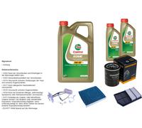DENCKERMANN Controllo set 7L CASTROL EDGE 5W-30 C3 per Mitsubishi Outlander