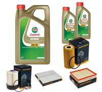 DENCKERMANN Controllo Set 7L CASTROL EDGE 5W-30 C3 Per Nissan NP300 Navara