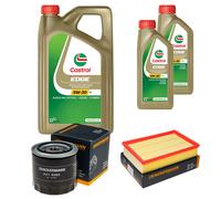 DENCKERMANN Controllo Set 7L CASTROL EDGE 5W-30 C3 Per Nissan NP300 Navara