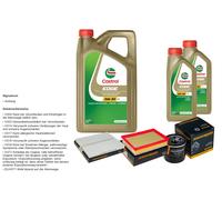 Denckermann Controllo Set 7L castrol edge 5W-30 C3 per Nissan Pathfinder III)